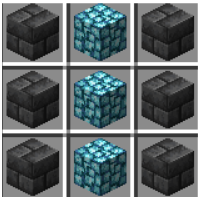 Deepslate Magic Block crafting recipe