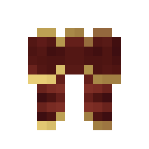 Ant Carapace Leggings.png: Infobox image for Ant Carapace Leggings the item in Minecraft