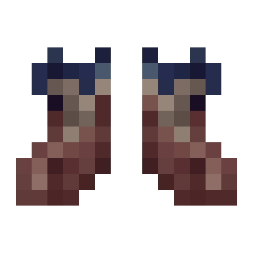 Knight Spider Carapace Boots.png: Infobox image for Knight Spider Carapace Boots the item in Minecraft