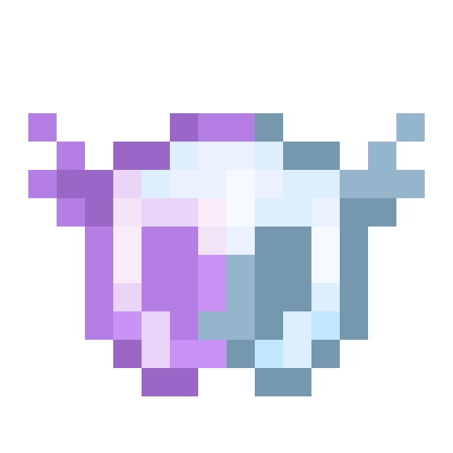 Mithril Helmet.png: Infobox image for Mithril Helmet the item in Minecraft