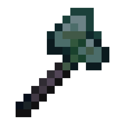 Adamantite Axe.png: Infobox image for Adamantite Axe the item in Minecraft