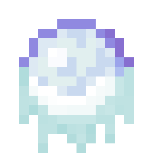 Chilled Slime.png: Infobox image for Chilled Slime the item in Minecraft
