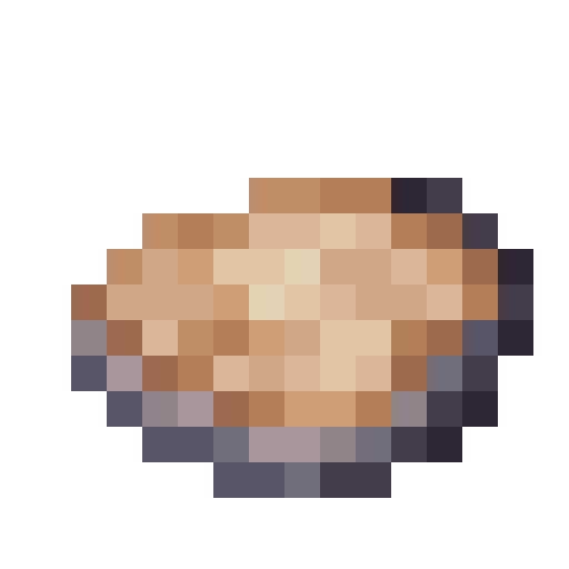 Cooked Spear Toro Meat.png: Infobox image for Cooked Spear Toro Meat the item in Minecraft