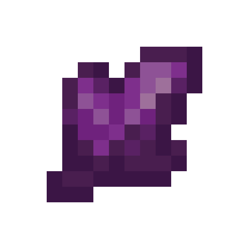 Elemental Shard (Space).png: Infobox image for Elemental Shard (Space) the item in Minecraft