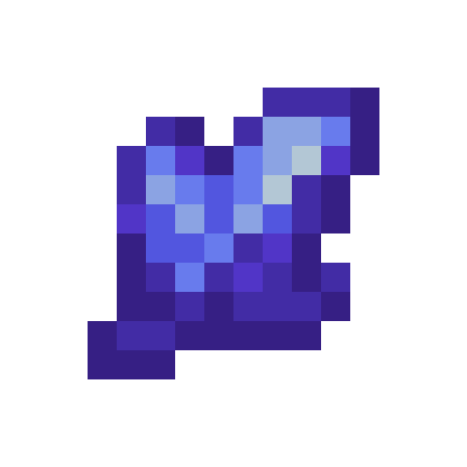 Elemental Shard (Water).png: Infobox image for Elemental Shard (Water) the item in Minecraft
