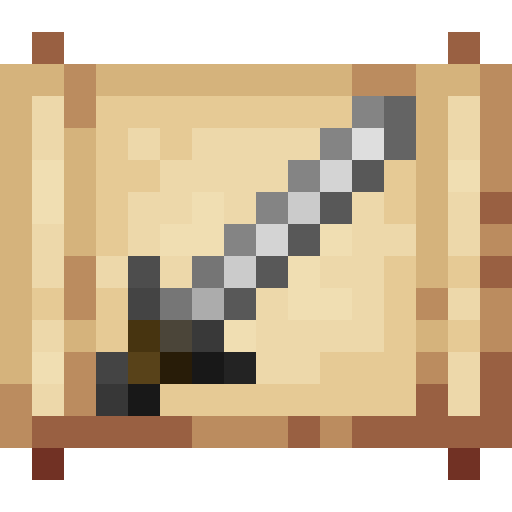 Great Sword Schematic.png: Infobox image for Great Sword Schematic the item in Minecraft
