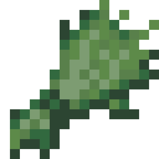 Hipokute Grass.png: Infobox image for Hipokute Grass the item in Minecraft