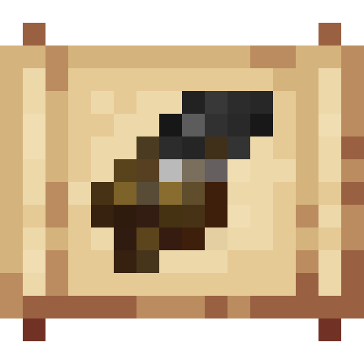Hunting Knife Schematic.png: Infobox image for Dagger Schematic the item in Minecraft