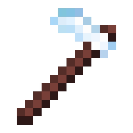 Mithril Hoe.png: Infobox image for Mithril Hoe the item in Minecraft