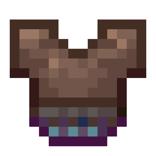 Monster Leather Chestplate (D).png: Infobox image for Monster Leather Chestplate (D) the item in Minecraft