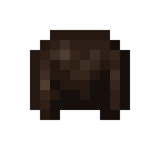 Monster Leather Helmet (A).png: Infobox image for Monster Leather Helmet (A) the item in Minecraft