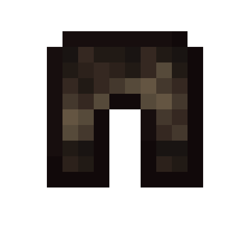 Monster Leather Leggings (B).png: Infobox image for Monster Leather Leggings (B) the item in Minecraft