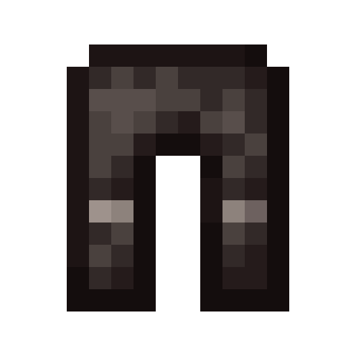 Monster Leather Leggings (Special A).png: Infobox image for Monster Leather Leggings (Special A) the item in Minecraft