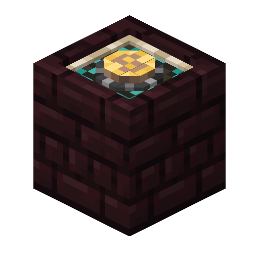 Nether Brick Magic Engine.png: Infobox image for Magic engine the block in Minecraft