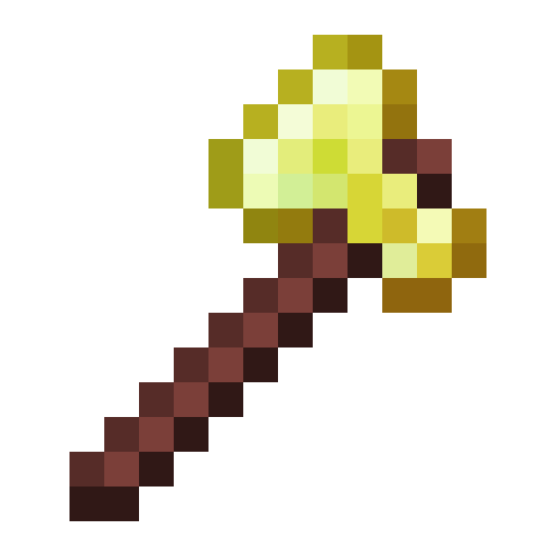 Orichalcum Axe.png: Infobox image for Orichalcum Axe the item in Minecraft