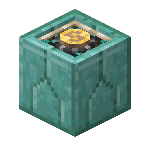 Prismarine Brick Magic Engine.png: Infobox image for Magic engine the block in Minecraft