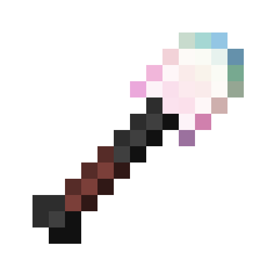 Pure Magisteel Shovel.png: Infobox image for Pure Magisteel Shovel the item in Minecraft
