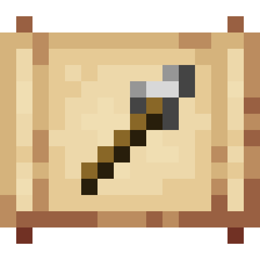 Spear Schematic.png: Infobox image for Spear Schematic the item in Minecraft