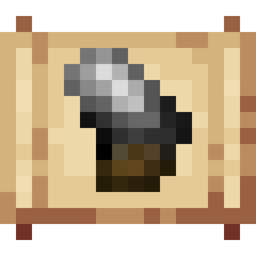 Web Gun Schematic.png: Infobox image for Web Gun Schematic the item in Minecraft