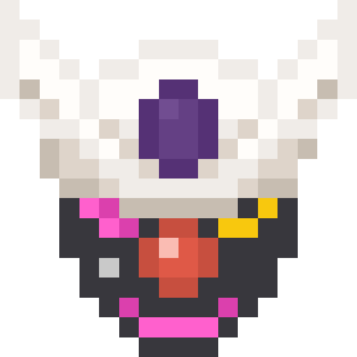 Wonder Pierrot Mask.png: Infobox image for Wonder Pierrot Mask the item in Minecraft