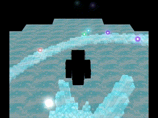 Effects play when praying for spirits.