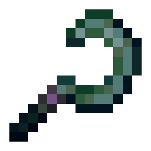 Adamantite Sickle.png: Infobox image for Adamantite Sickle the item in Minecraft