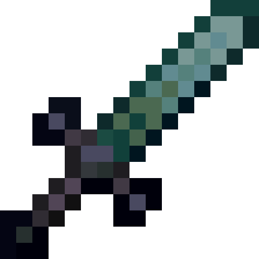 Adamantite Sword.png: Infobox image for Adamantite Sword the item in Minecraft