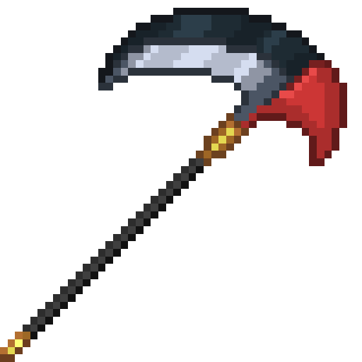 Blade Tiger Scythe.png: Infobox image for Blade Tiger Scythe the item in Minecraft