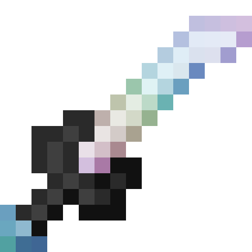 HihiIrokane Katana.png: Infobox image for HihiIrokane Katana the item in Minecraft