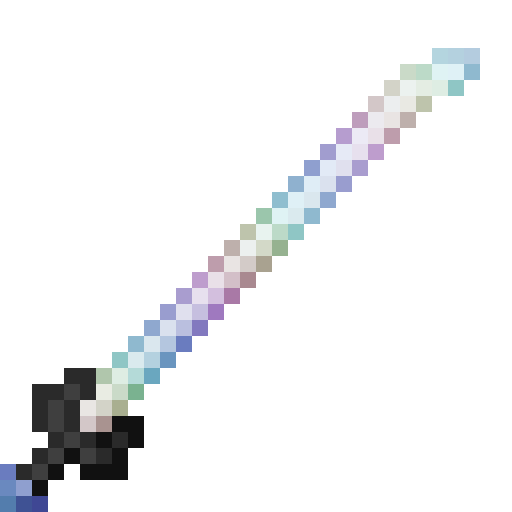 HihiIrokane Tachi.png: Infobox image for HihiIrokane Tachi the item in Minecraft