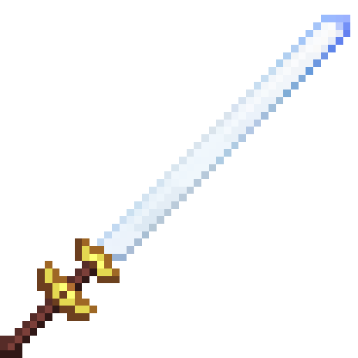 Mithril Great Sword.png: Infobox image for Mithril Great Sword the item in Minecraft