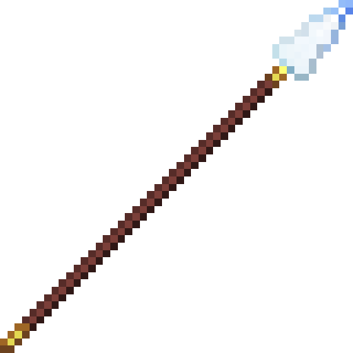 Mithril Spear.png: Infobox image for Mithril Spear the item in Minecraft